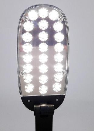 Світлодіодна настільна led лампа з акумулятором 6w, 400 lm, 41...9 фото