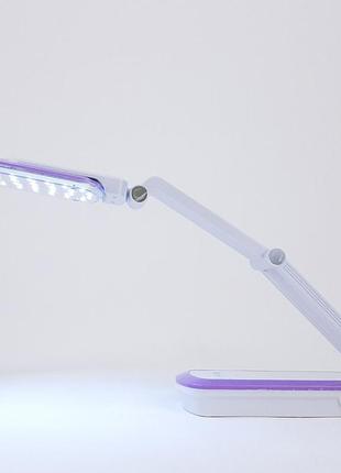 Світлодіодна настільна led лампа з акумулятором 2w, 200 lm, 60...3 фото