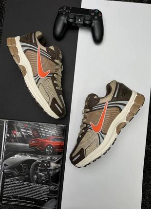 Чоловічі кросівки nike vomero 5 new brown orange2 фото