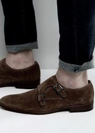 Туфлі монки river island roxy нар. 42 ( 8 uk ) коричневі