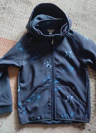 Куртка вітровка софтшел на флісі hi gear