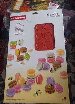 Форма для макарон макарунс tescoma delicia siliconprime