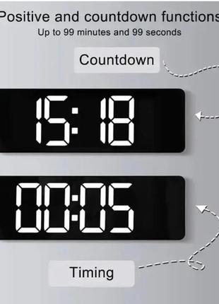 Годинник з пультом електронні настільні настільні настіни sm 6...2 фото