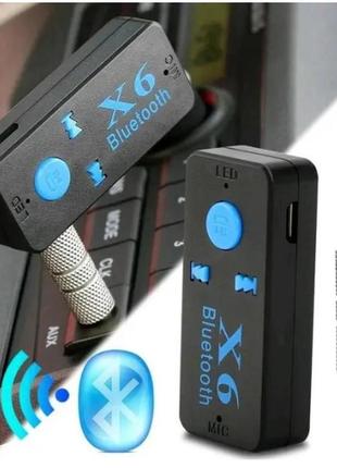 Bluetooth-приймач аудіоресивник bt x6 + tf card, бездротовий b...