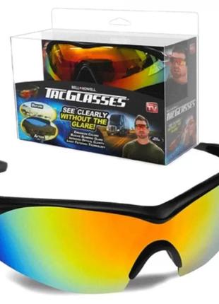 Водійські антивідблискові окуляри від сонця tac glasses9 фото