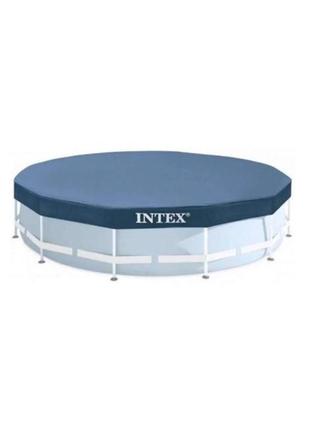 Intex тент 28032 для каркасного басейну, діаметр 457 см, створ...