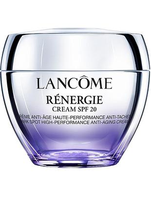 Высокоэффективный антивозрастной крем для лица lancome renergie cream spf 20, объем 50 мл.