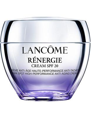 Високоефективний антивіковий крем для обличчя lancome renergie cream spf 20, об‘єм 50 мл
.