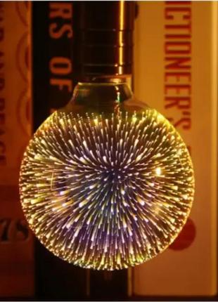 Лампа світлодіодна 3 вт, led-лампочка декоративна у формі феєр...