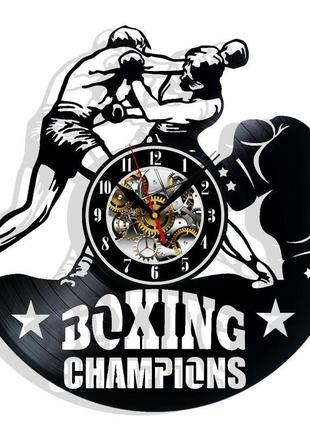 Бокс настінний годинник з вінілової платівки домашній декор подарунок на будь-який випадок