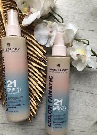 Незмивний кондиціонер, термозахист pureology color fanatic 212 фото