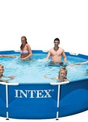 Intex басейн каркасний 28212 np фільтр/насос мережа 220-240 в,...