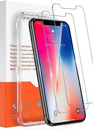 Захисне загартоване скло eono для iphone 11 pro, iphone x, xs ...