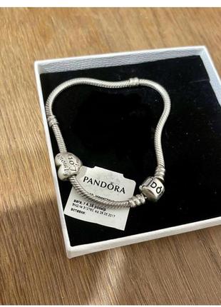 Pandora пандора браслет шарм сережки