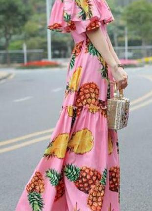 Поговоримо про літо: сукня з ананасами, dolce gabbana3 фото