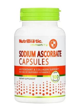 Sodium ascorbate, nutribiotic, буферизований вітамін c, 100 ка...