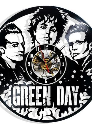 Green day настінний годинник з вінілової платівки домашній декор подарунок на будь-який випадок1 фото