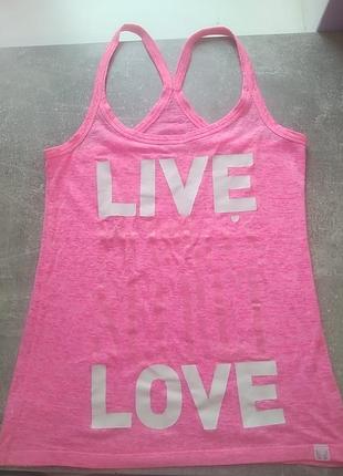 Майка футболка топ victoria secret pink angel