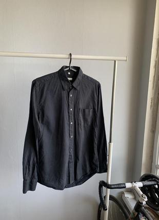 Сорочка balmain shirt black vintage1 фото