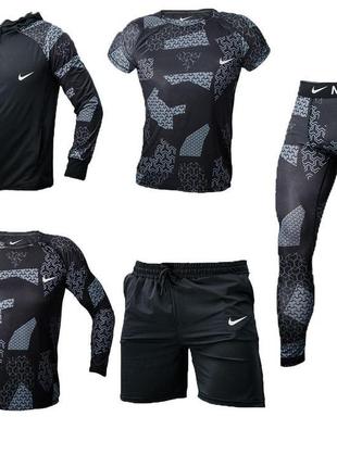 Компресійний спортивний одяг nike 5в1 стиль 2023/одяг для заня...1 фото