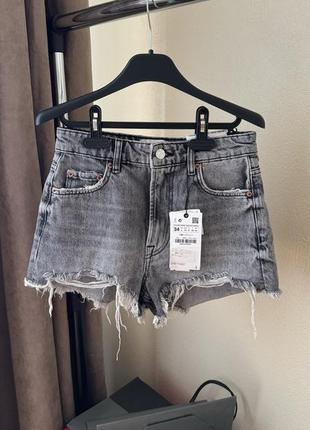 Новые шорты с биркой zara р-р 34(xs)