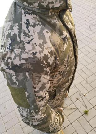 Зимова тепла військова форма 2в1 піксель (шлат + штани на фліс...3 фото