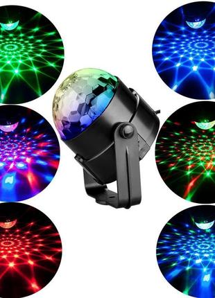 Світлодіодний диско шар led party light (4 шт)6 фото