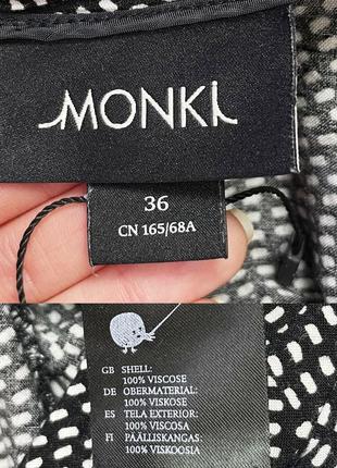 Новые черные широкие брюки monki7 фото