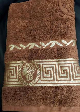 Рушник лицевий цезар 50х90см parisa home узбекистан коричневий...
