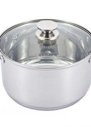 Кастрюля 3,6л vincent vc-3178-20