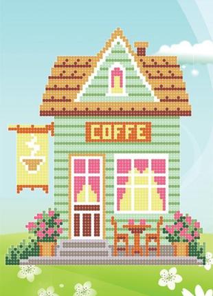 Схема для вышивки бисером "кофейный дом"1 фото