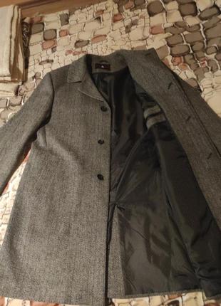 Шерстяное мужское пальто1 фото