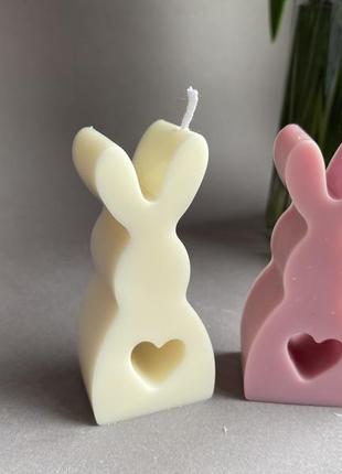 Пасхальные свечи зайчик