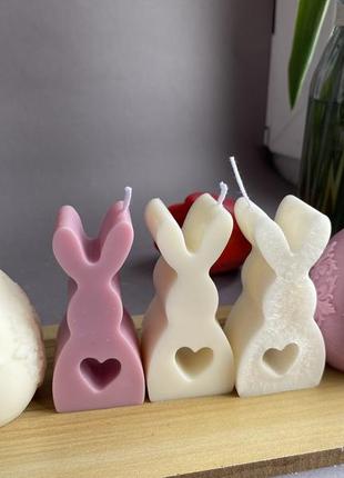 Пасхальные свечи зайчик