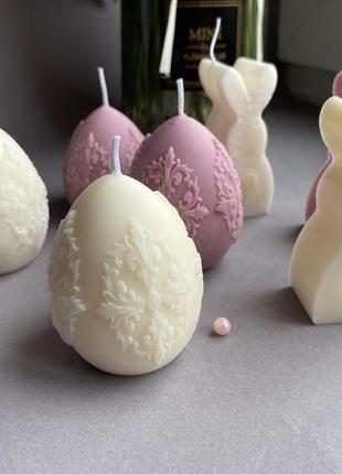 Пасхальные свечи зайчик