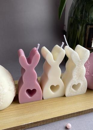 Пасхальные свечи зайчик