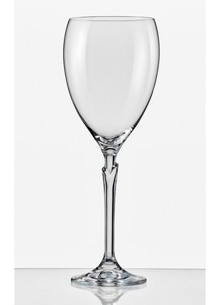 Набір келихів для вина для вина bohemia lilly 350 мл, 6 шт. (b...