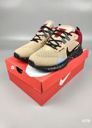 Женские кроссовки nike pegasus trail 3 navy beige wine7 фото