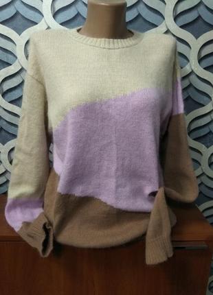 Комбинированный свитер1 фото