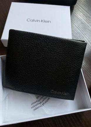 Оригінальний гаманець calvin klein warmth trifold чоловічий