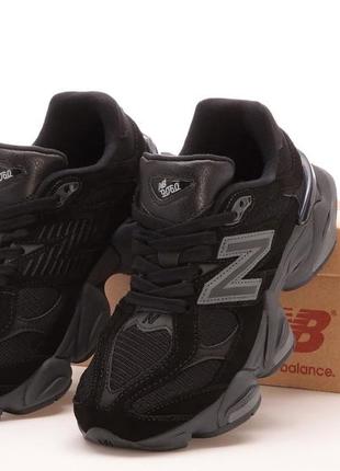 Женские кроссовки new balance 9060 black 1950 баланс черного цвета1 фото