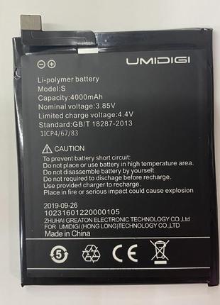 Акумулятор (батарея) umidigi s (li-polymer 3.85 v 4000mah)