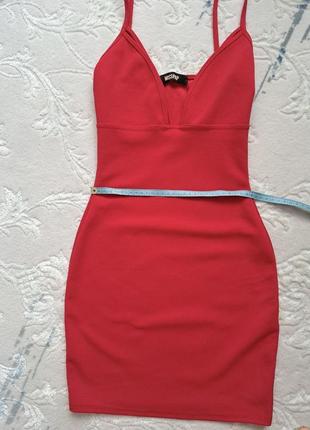 Червона міні сукня (плаття)1 фото