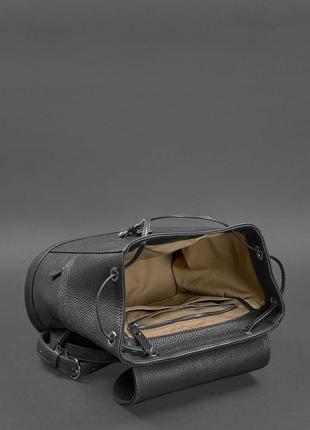 Кожаный женский рюкзак олсен черный	bn-bag-13-onyx6 фото