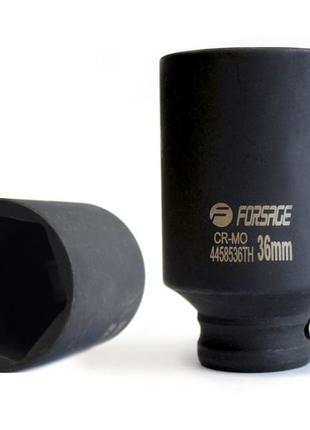 Головка ударна глибока тонкостінна 1/2" 6-гранна 36мм