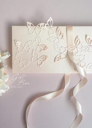 Gift box "butterfly" - открытка в коробочке2 фото
