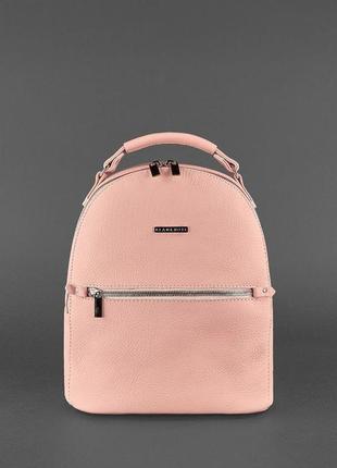 Кожаный женский мини-рюкзак kylie розовый bn-bag-22-barbi3 фото