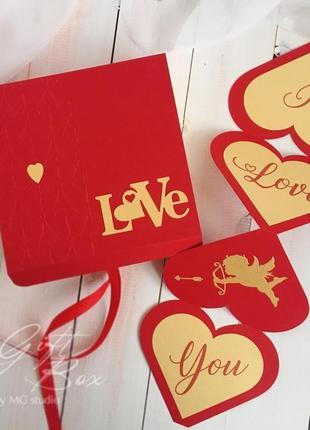 Giftbox "cupid" - листівка в коробочці