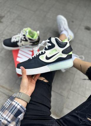 Чоловічі оригінальні кросівки nike air force 1 mid react dq1872 1001 фото