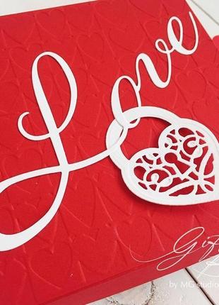 Giftbox “heart key” - открытка в коробочке3 фото